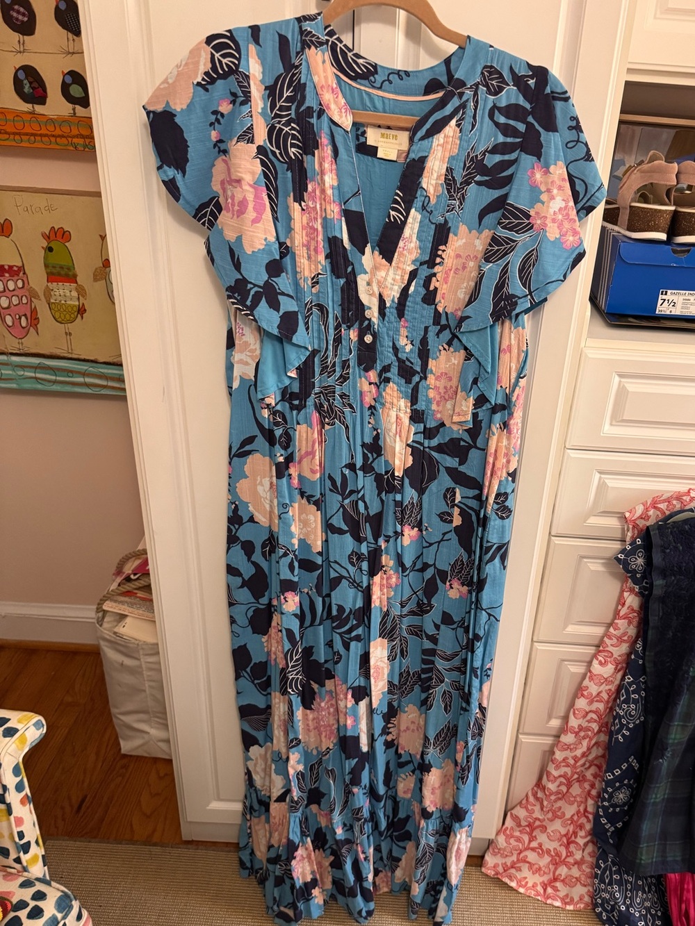 Anthropologie Cassandra maxi dress, size small like new